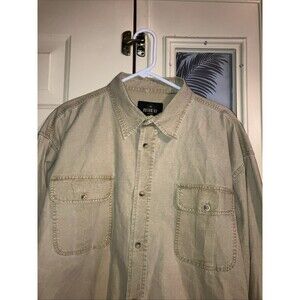 Redhead Vintage XL Heavy Duty LS Button Up Tan